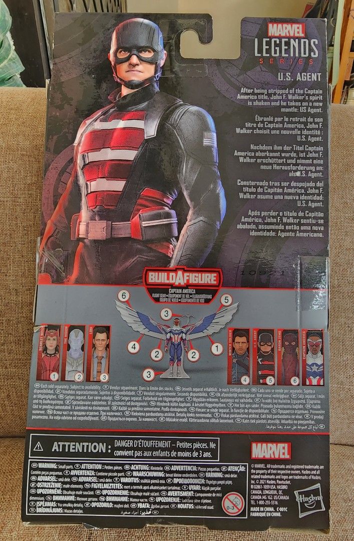 Marvel: US Agent (Category: Figurines & Statues) located in Lapu Lapu. Submitted by everydays_needs (Listing ID 1332814291, Image 2). Description: Marvel Legends Series The Falcon and the Winter Soldier US Agent Hasbro.