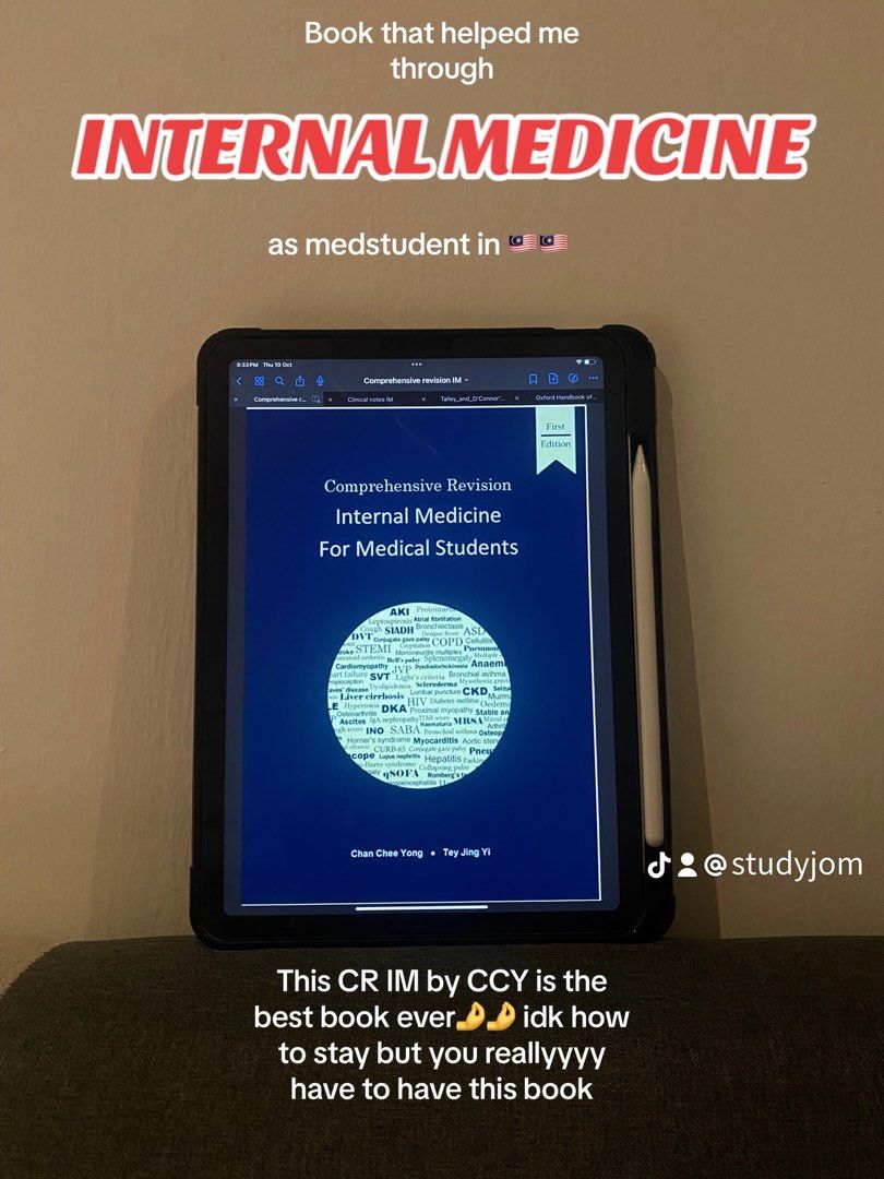 Medbook: Comprehensive revision internal medicine by CCY (Category: Textbooks) located in Petaling Jaya. Submitted by farhana_alya (Listing ID 1322504085, Image 3). Description: - All book are available -Check out through carousel onlyy, book receive through tele (@Farhana Alya) -How?: Buy button> fill in detail (name and phone number> delivery provider pick meet up> place order> make payment> Text on tele to receive your books.