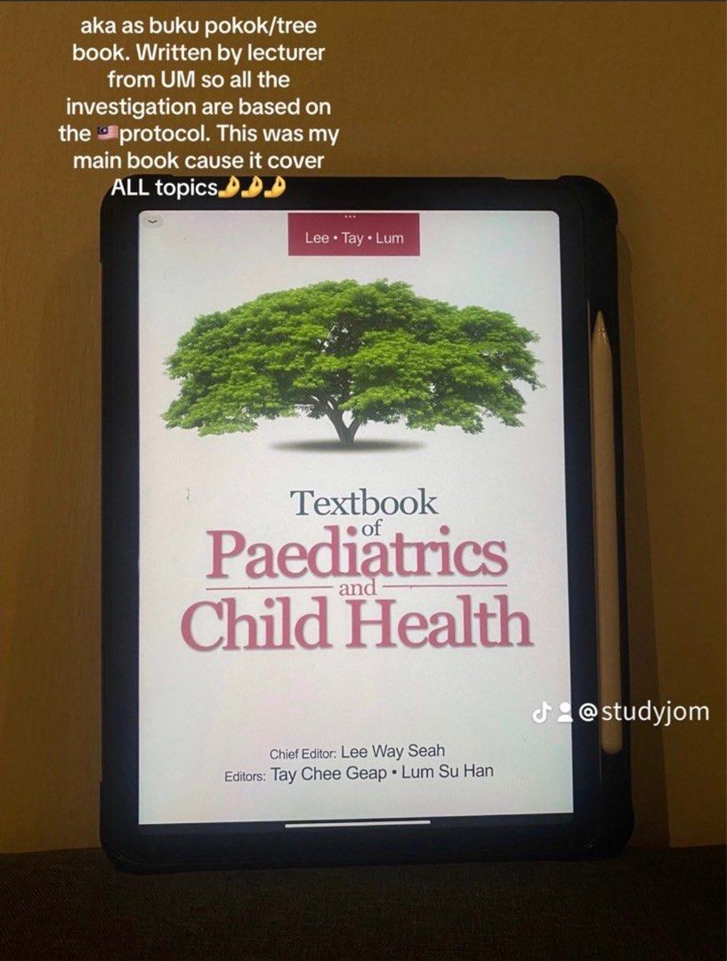 Medbook: Paediatrics child health / tree book/ pokok (Category: Textbooks) located in Petaling Jaya. Submitted by farhana_alya (Listing ID 1322982240, Image 3). Description: - All book are available, Price for all 7 books -Check out through carousel onlyy, book receive through tele (@Farhana Alya) -How?: Buy button> fill in detail (name and phone number> delivery provider pick meet up> place order> make payment> Text on tele to receive your books