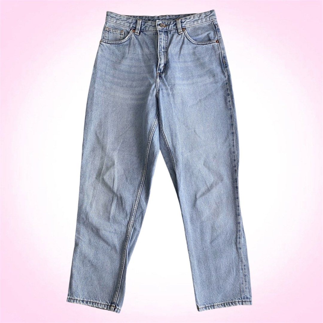MONKI Mom Denim Jeans Women s Fashion Bottoms Jeans Leggings on Carousell