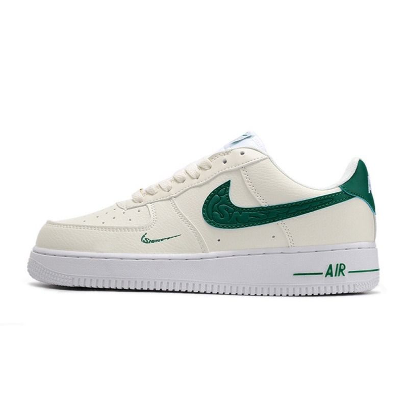 Green low top air force ones online