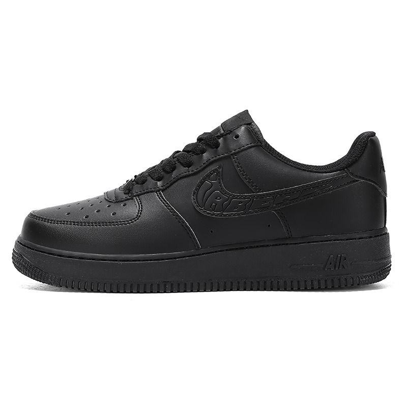 Low top af1 black top