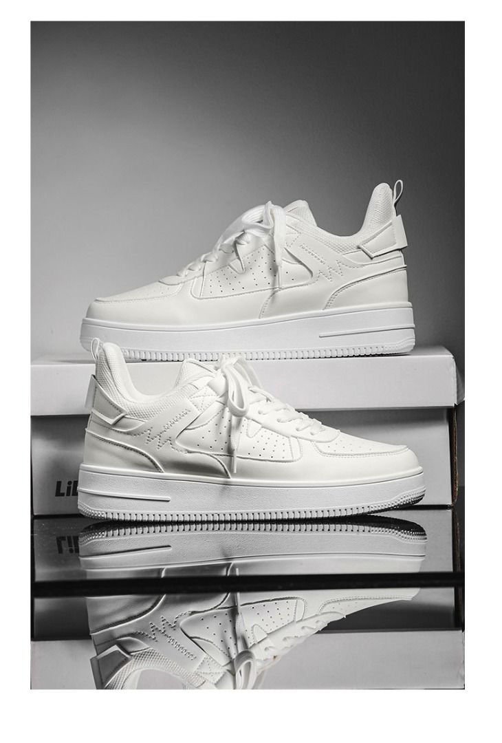 Nike Air Force 1 AF1 AJ Size 36 47 Air Force One Autumn and Winter Midtop Splicing Solid Color Plate Shoes Student Tide Match Hong Kong Style