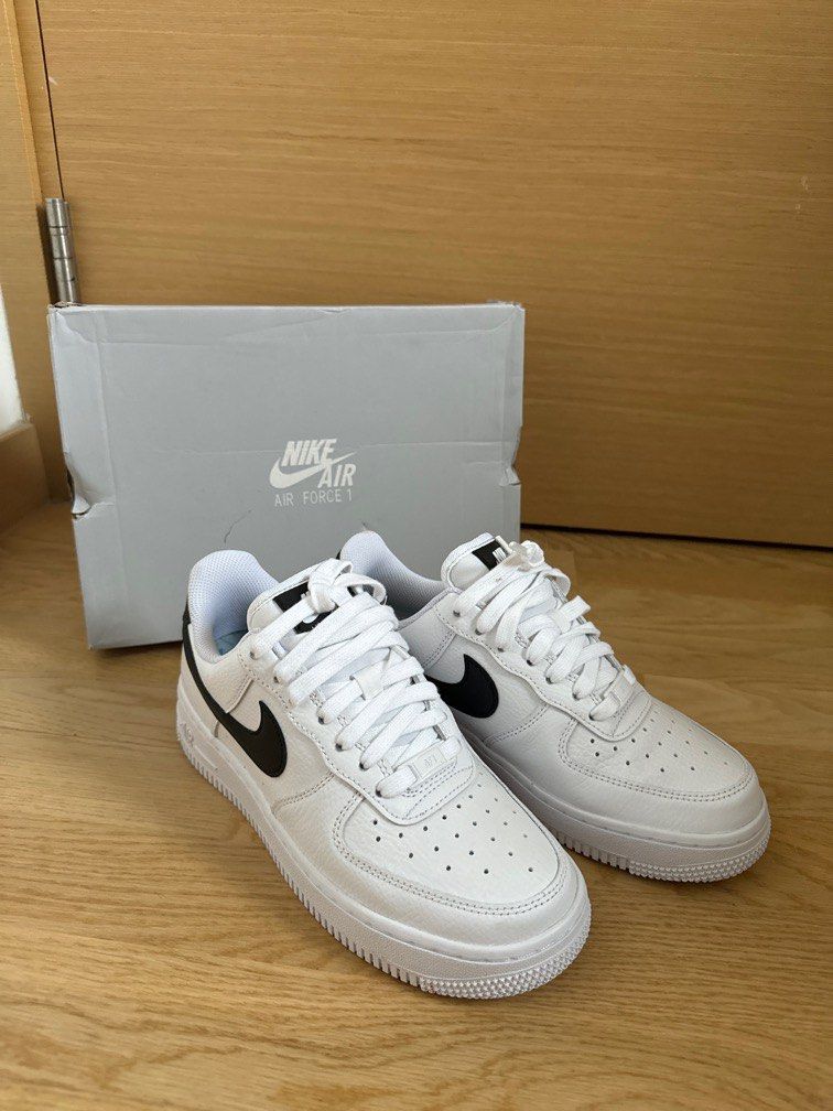 Nike women Air Force 1 white black US6.5 EUR37.5 Signature sneakers 699 Carousell