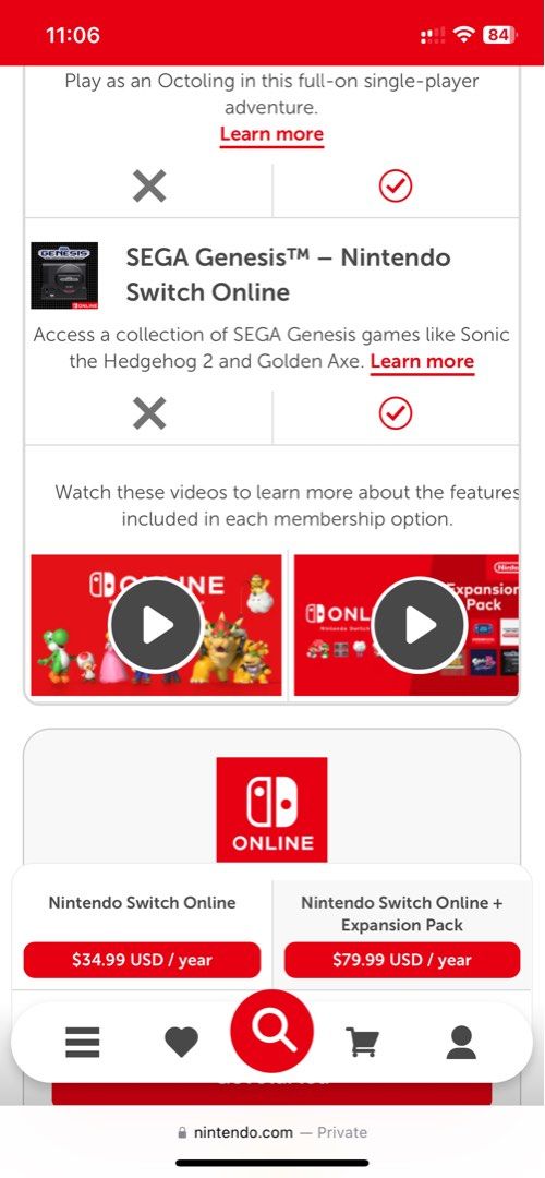 Nintendo Switch Online + Expansion Pack Family Membership, Video Gaming