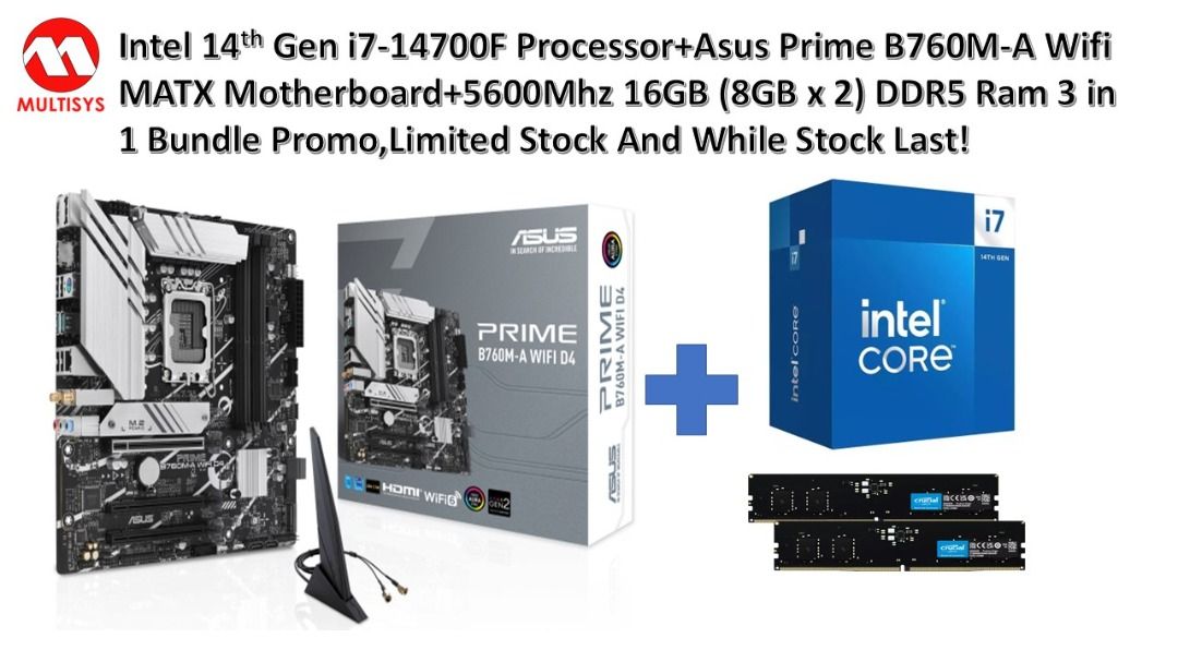 Oct-Nov 2024 Special 3 in 1 Bundle Promo: Intel 14th Gen Core i7 