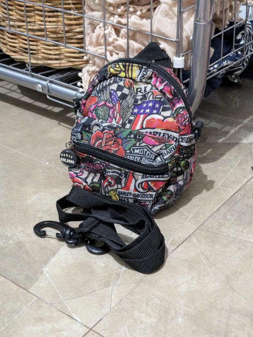 Original Harley Davidson Mini Me Backpack Bike Bag Men s Fashion Bags Backpacks on Carousell