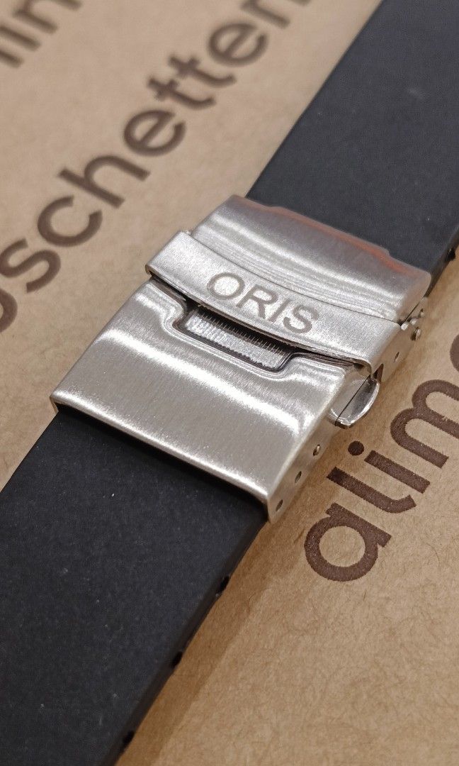 Oris Aquis Aftermarket Rubber Strap with Deployant (Category: Men's Watches) located in Quezon City. Submitted by timecheckph (Listing ID 1332882815, Image 2). Description: FOR SALE: Oris Aquis Aftermarket Rubber Strap with Deployant PRICE: 2,250 Brand New / Unworn Industry best quality rubber material 24mm size x 11mm size Oris signed strap and buckle PM for more info Priced to sell.