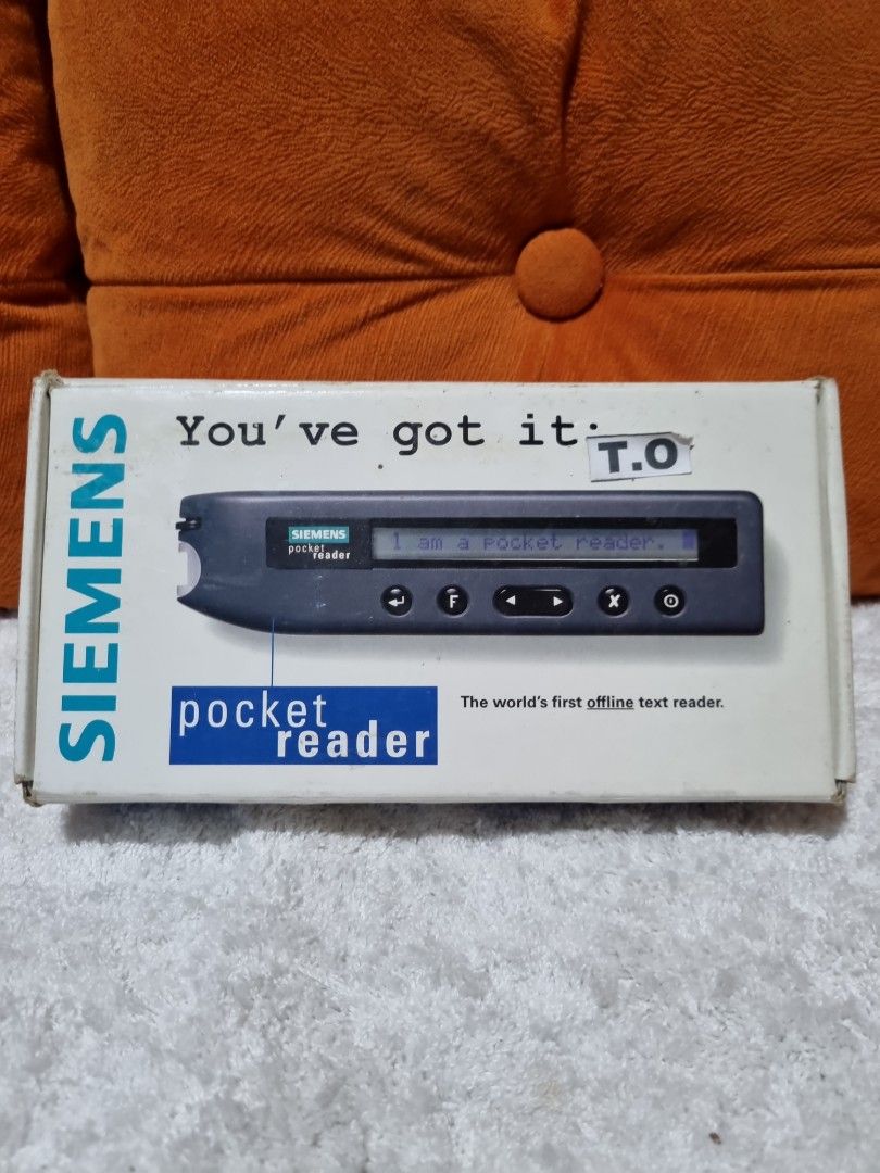 POCKET Reader (Category: E-Readers) located in Paombong. Submitted by sweetdeals0181656 (Listing ID 1332934197, Image 1). Description: As Is Item Recommended for collection purpose..