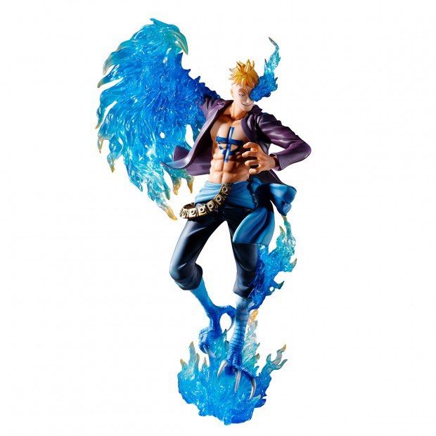 Portrait Of Pirates POP MAS - Marco The Phoenix | One Piece [Megahouse] figure (Category: Toy Figures) located in Singapore. Submitted by shinn_authentic_collectibles (Listing ID 1332883507, Image 3). Description: $150 for bib piece authentic Please note this is the better blue leg version Self collect Tiong Bahru Q express add $5 .