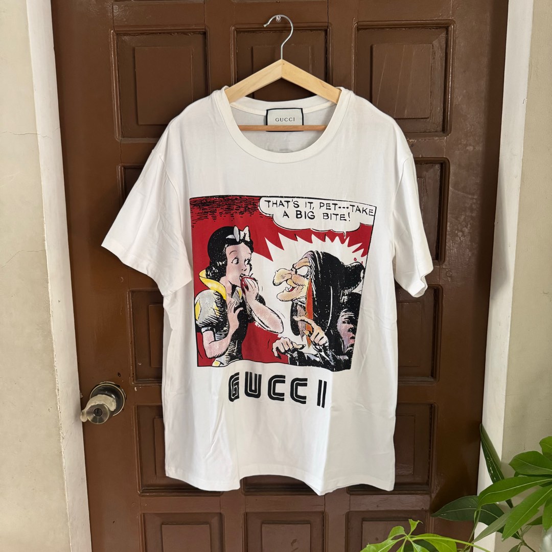 Gucci snow white t shirt cheap