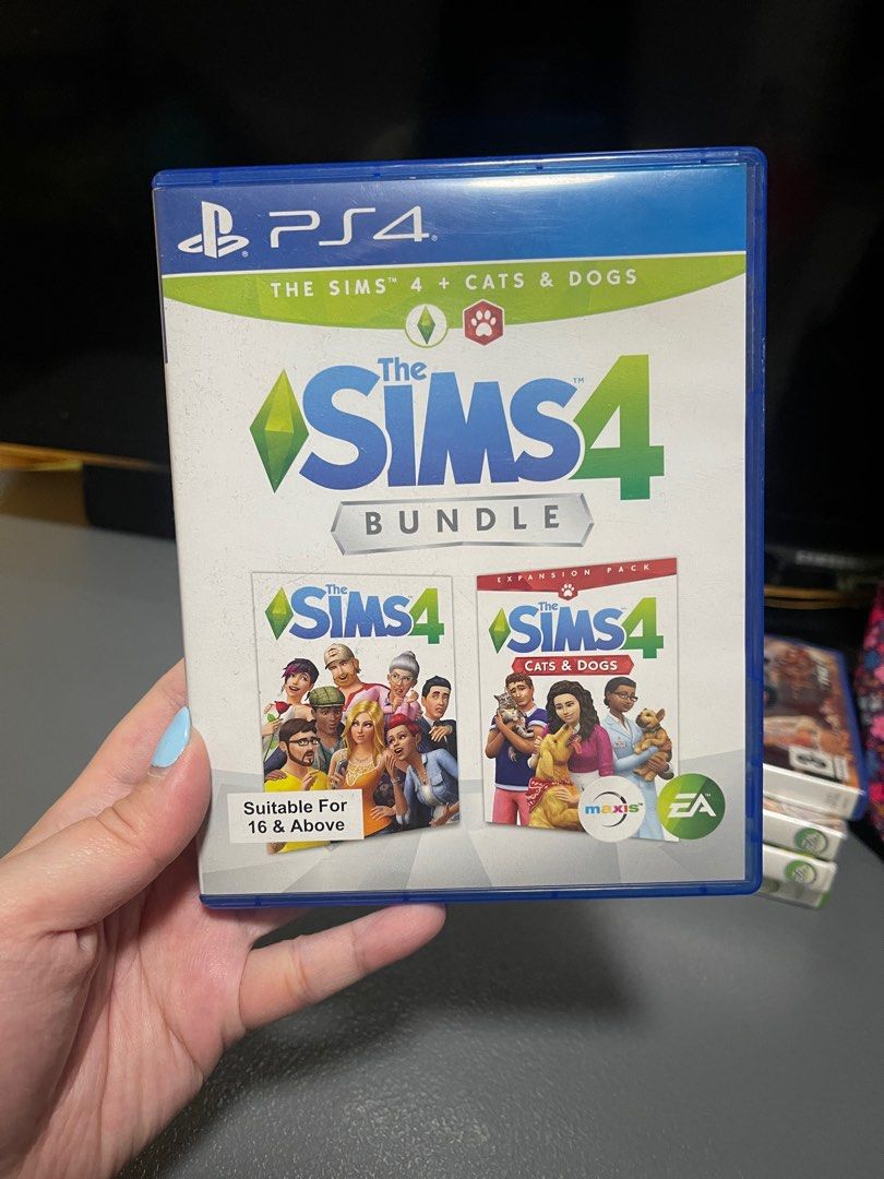 PS4 Playstation 4 The Sims 4 Bundle The Sims 4 Cats and Dogs Video Game