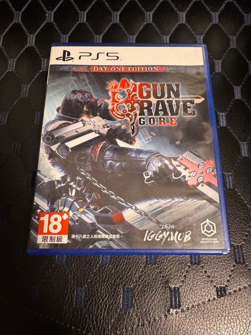 PS5 game GUN RAVE G.O.R.E （中文版）, 電子遊戲, 電子遊戲機, PlayStation - Carousell