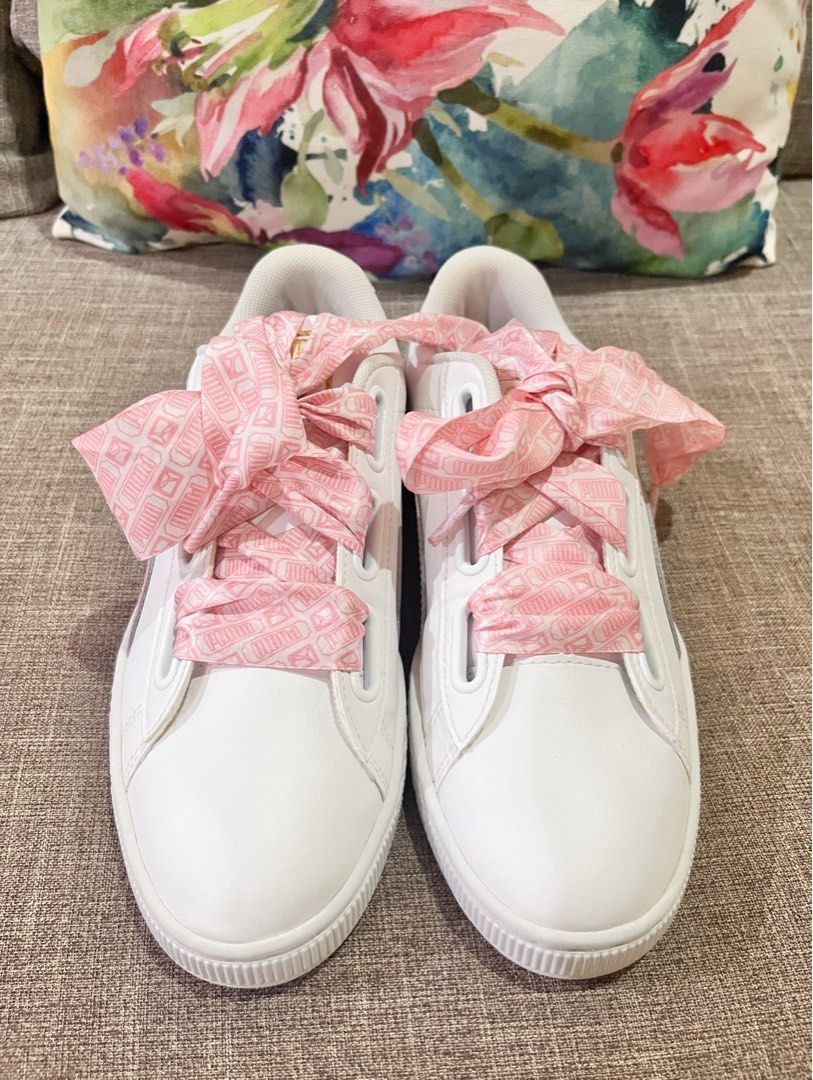 PUMA BOW Sneakers FREE SHIPPING Women s Fashion Footwear Sneakers on Carousell
