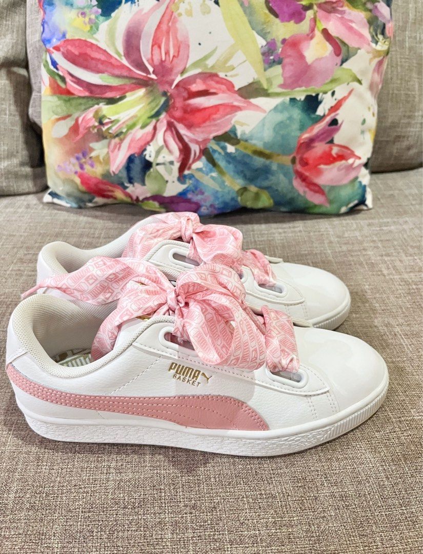 PUMA BOW Sneakers FREE SHIPPING Women s Fashion Footwear Sneakers on Carousell