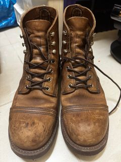 Affordable red wing iron ranger munson For Sale Men s Fashion Carousell Singapore
