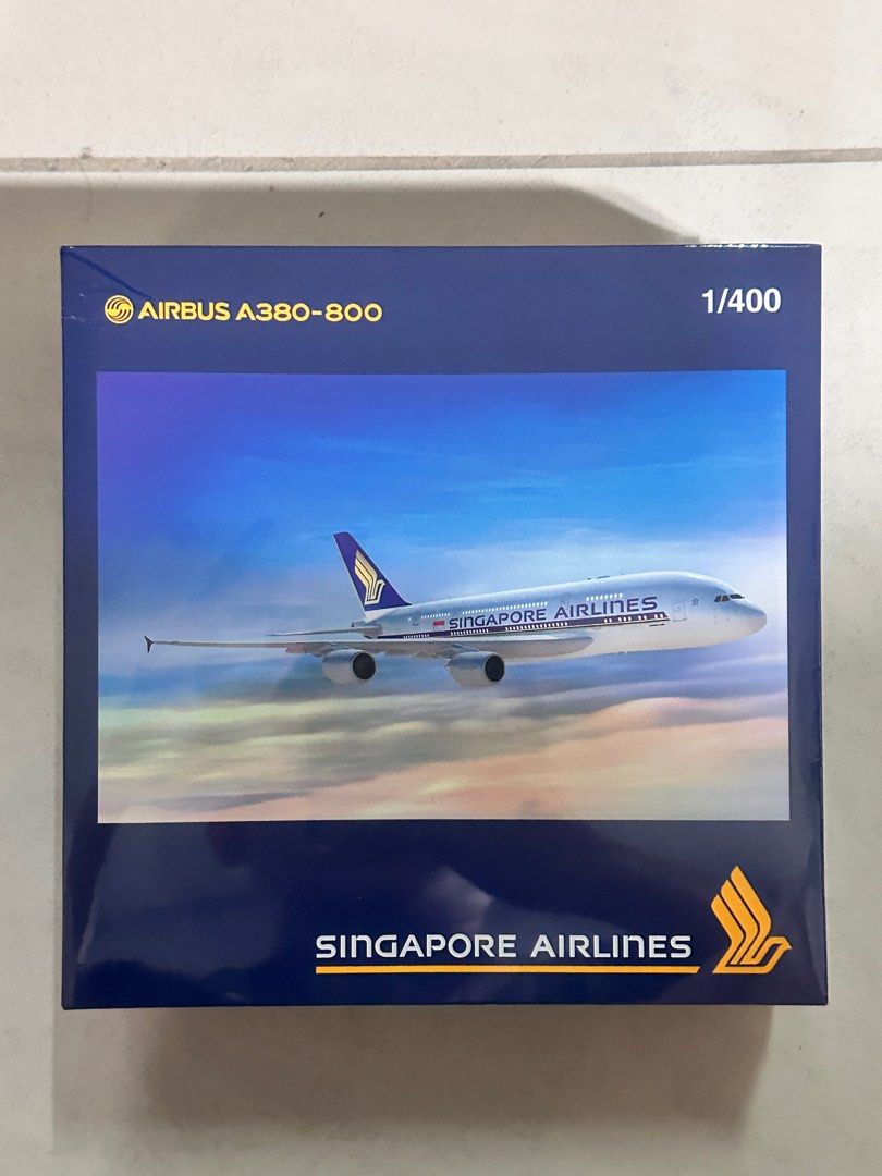 SINGAPORE AIRLINES A380-800 9V-SKZ DIECAST AIRCRAFT MODEL SCALE 1