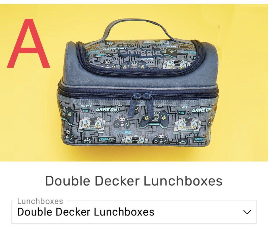 Smiggle football lunch box outlet