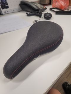 Sam Reynolds 135mm Saddle TRID Black Cream, ALL SIZE