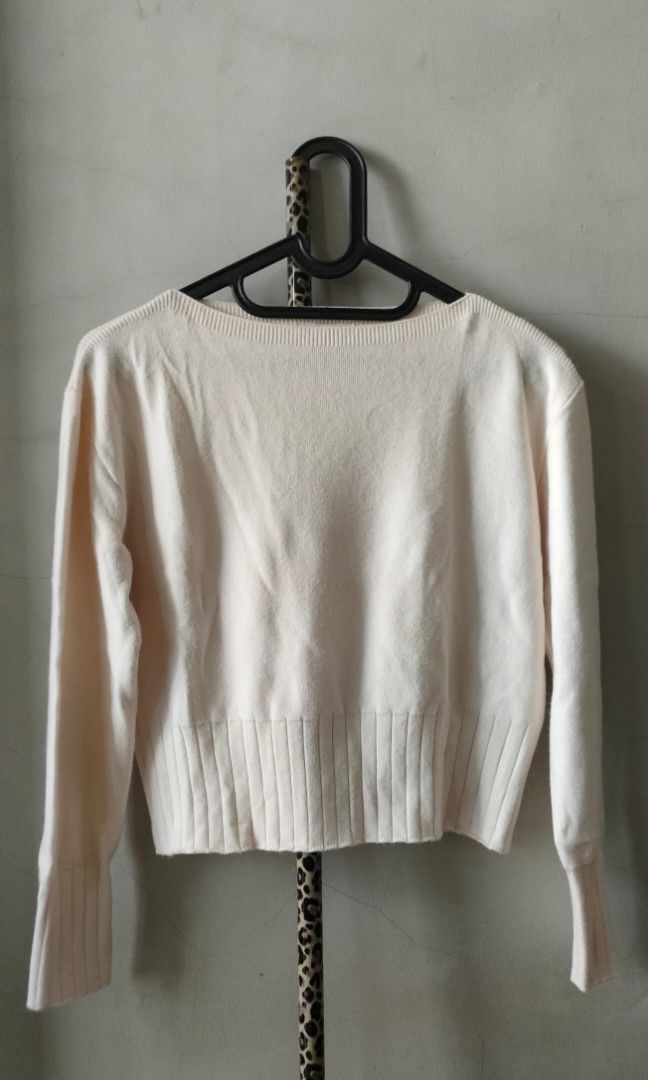Sweater crop polos discount