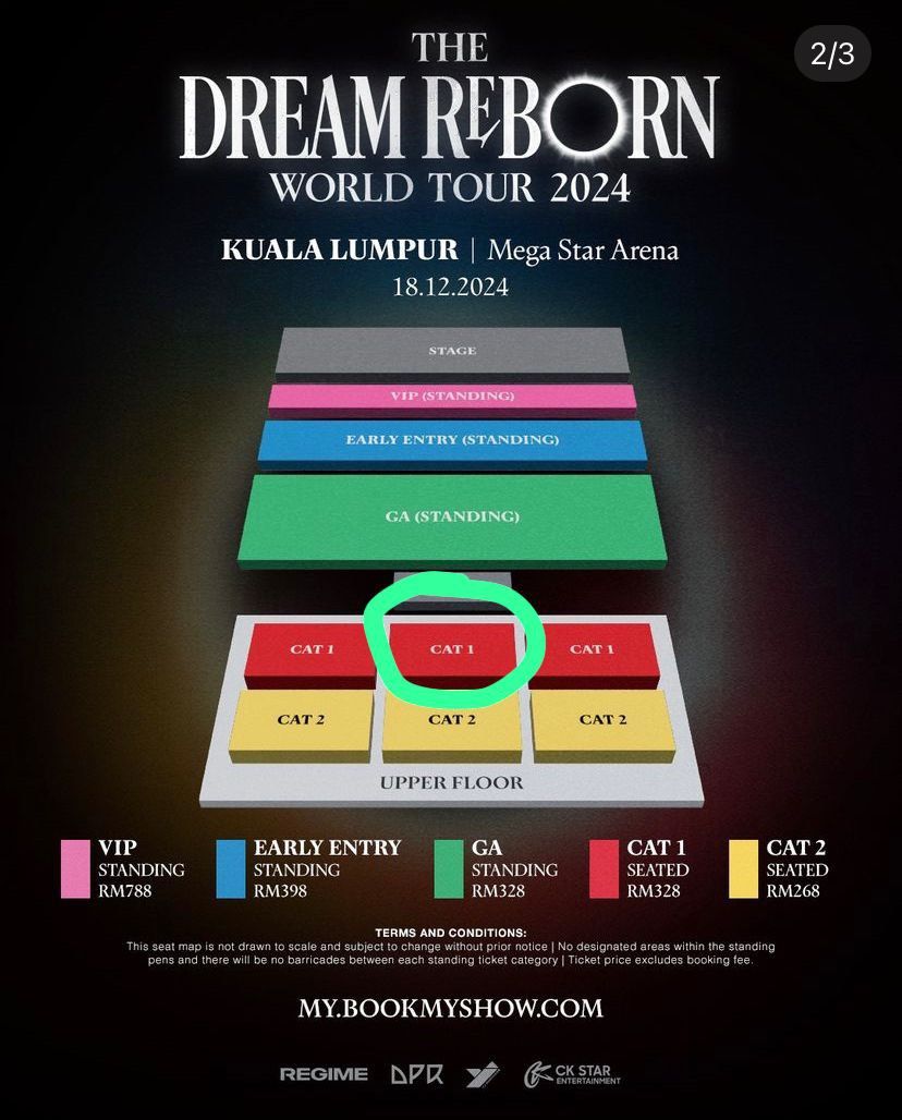 The Dream Reborn Tour DPR Ticket 2024, Tickets & Vouchers, Event Tickets on Carousell