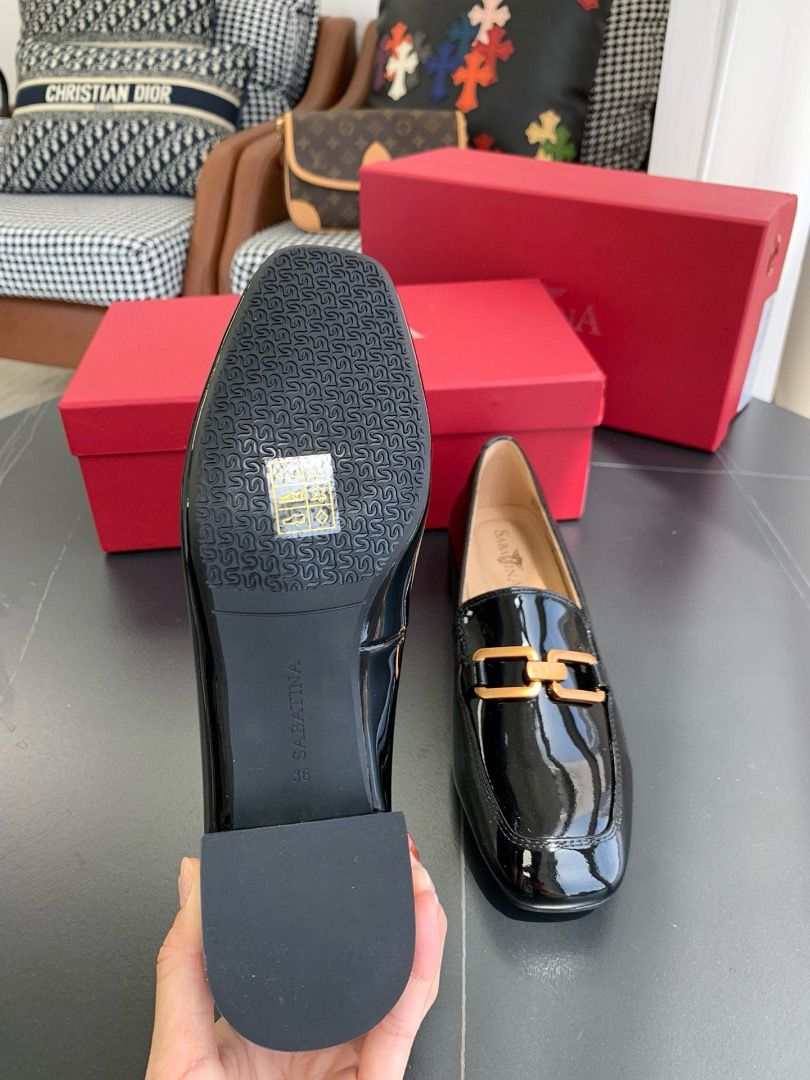 The Sabatina 3.5 heel shoes casual business Loafters 35 40