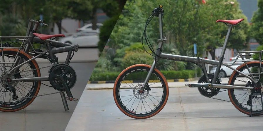 Titanium foldable frame folding birdy brompton Sports Equipment Bicycles Parts Bicycles on Carousell