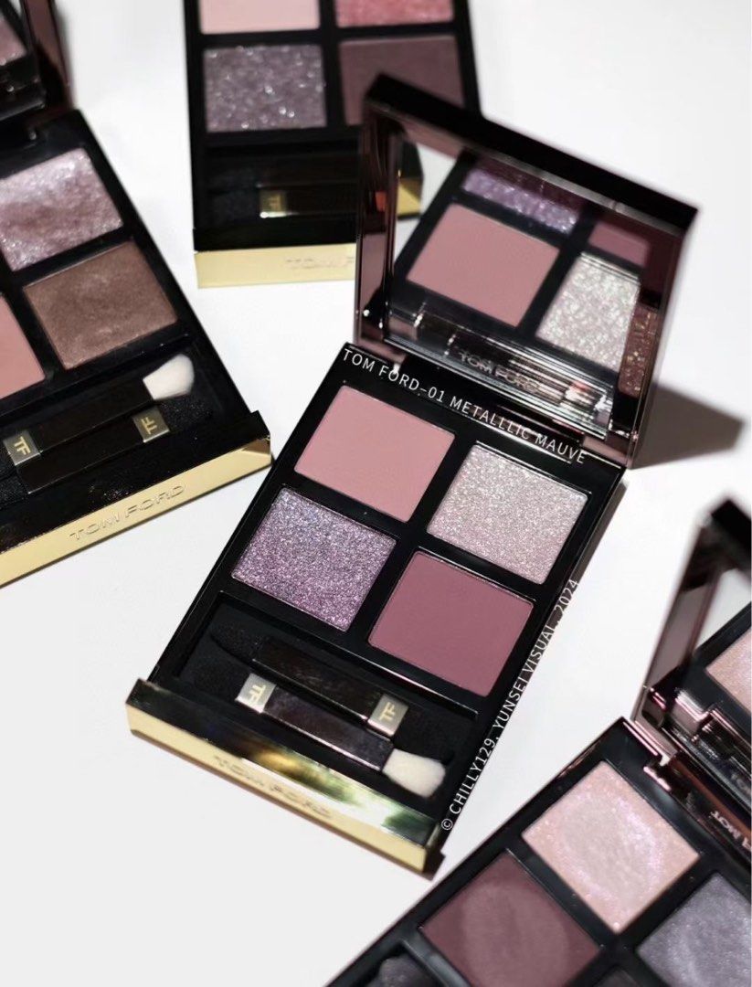 TOM FORD 01 LLIC MAUVE 未使用品 現貨］TOM FORD 秀場限定眼影盤- 01 暮光盤Metallic Mauve💰$550