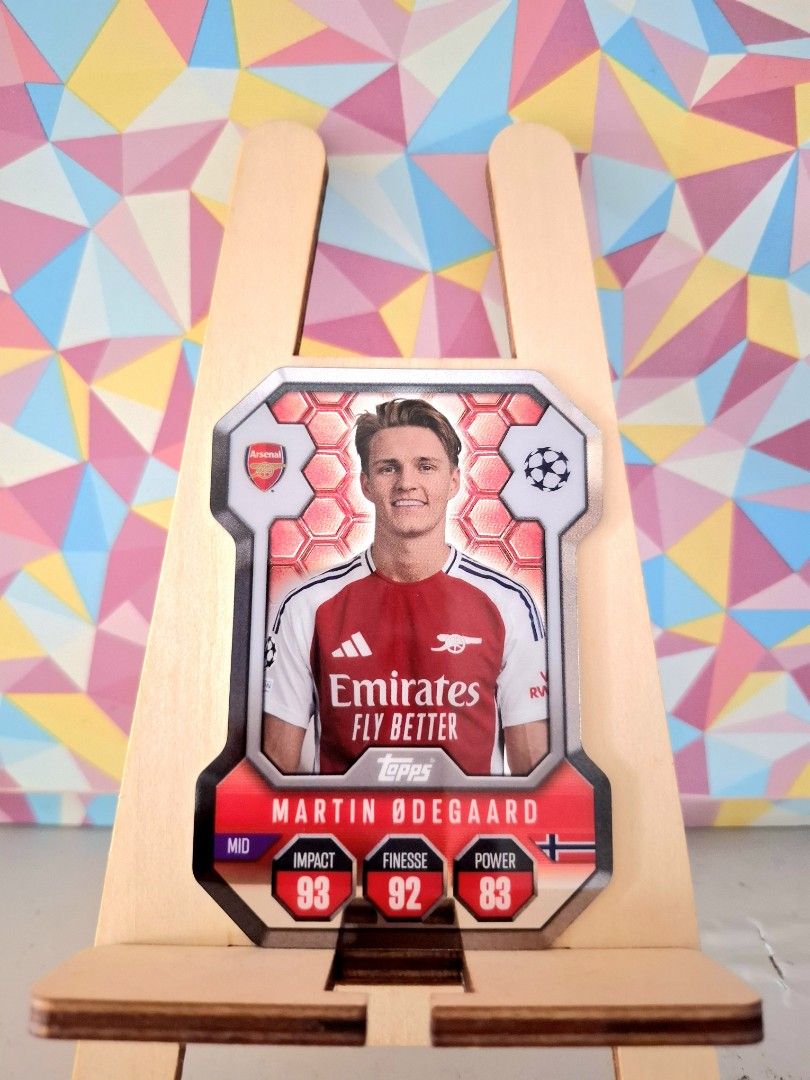 Topps Martin Ødegaard 悔い ウーデゴール BlueShimmer