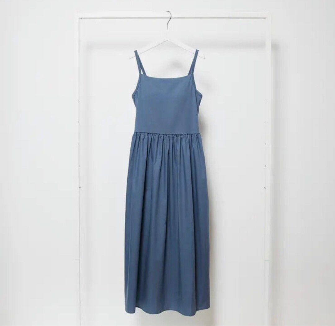 uniqlo combination sleeveless flare dress Found You Square Neck Flared Mini Dress Red M main image 0