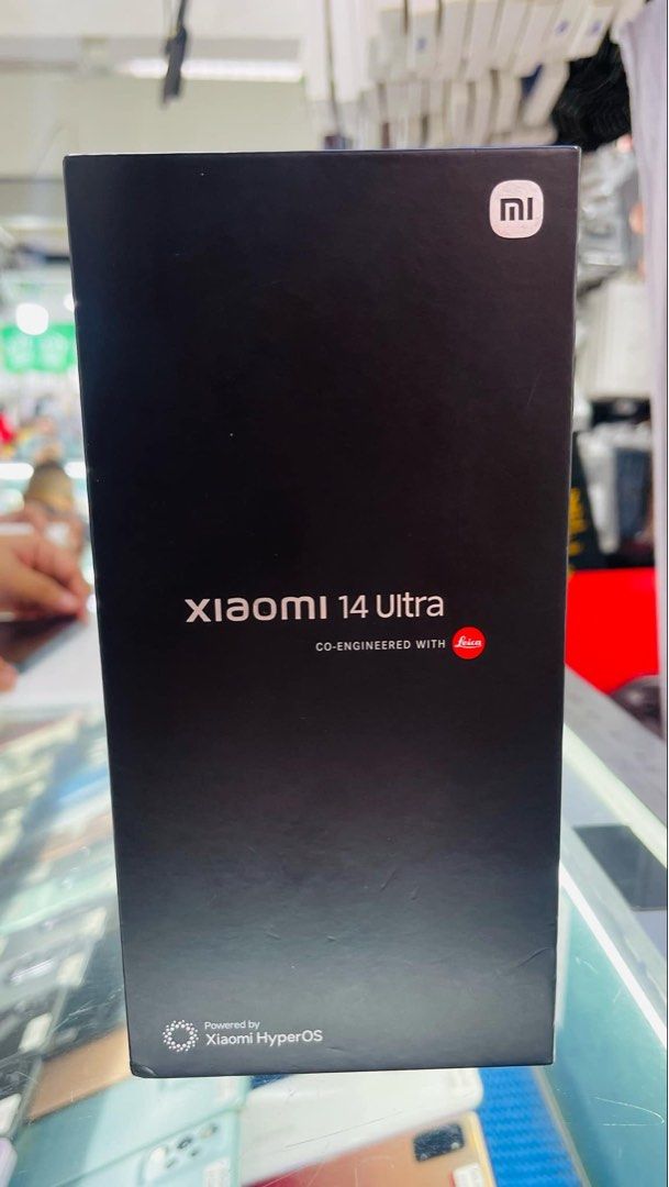 Xiaomi 14 Ultra (Category: Xiaomi) located in San Juan City. Submitted by ace_gadgethub (Listing ID 1332856718, Image 1). Description: Xiaomi 14 ultra CN variant 256/12 Complete w/ case.