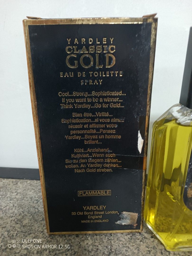 Yardley Classic GOLD Made in England vintage After Shave with