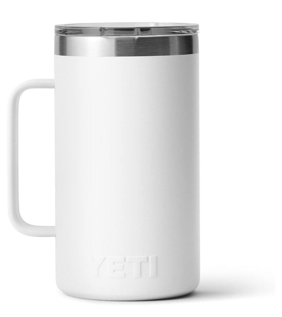 YETI Rambler 24 oz Mug, Vacuum Insulated, Stainless Steel with