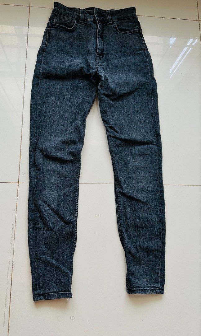 Skinny Jeans Jeans Leggeri Zara Women's Green Jeans ZARA Mexico