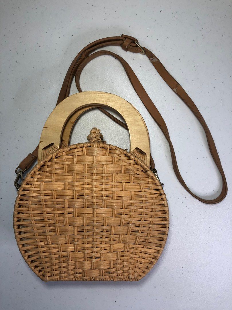 Zara wooden handle bag 2025