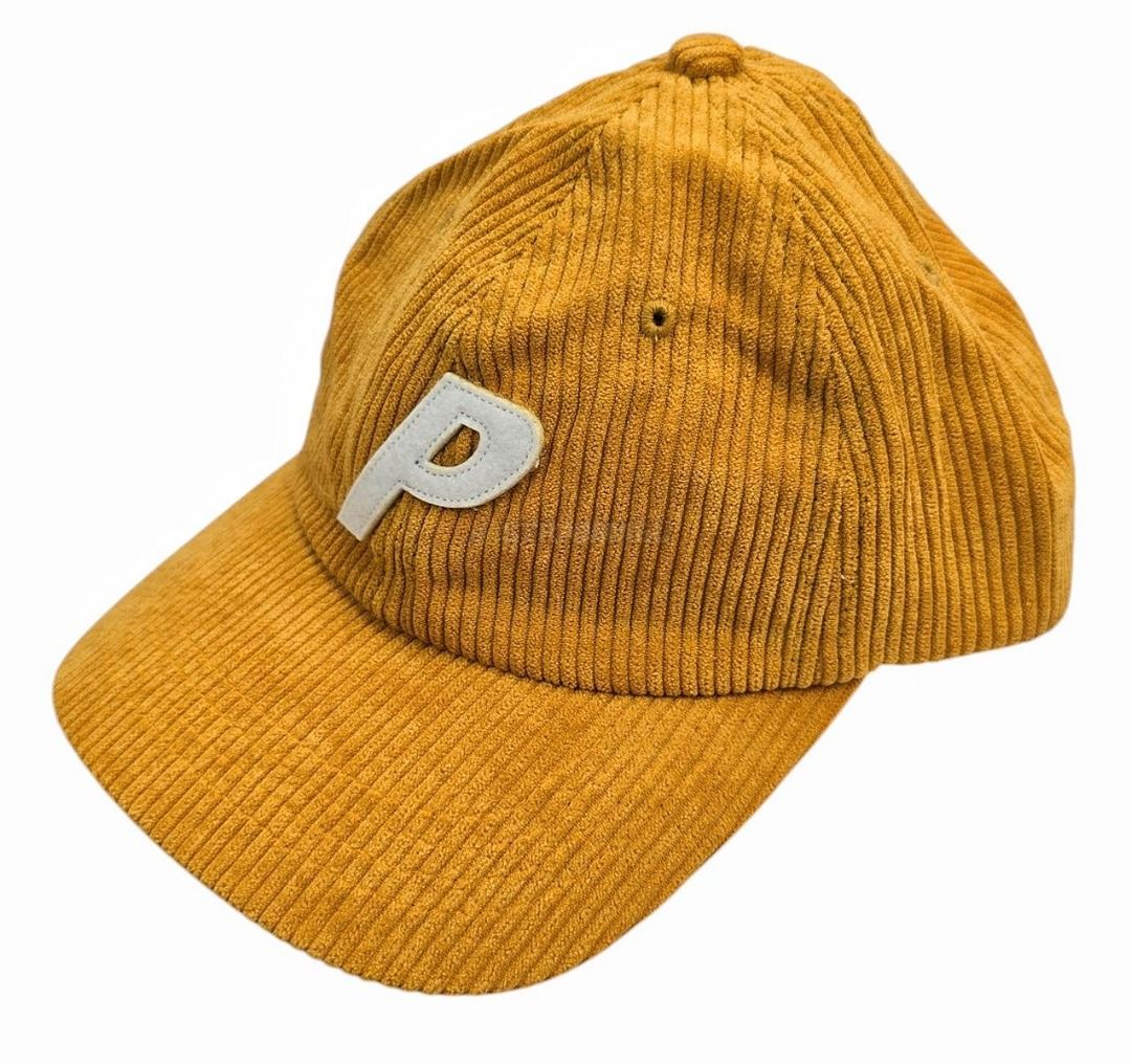 100% Authentic] Palace Corduroy P 6-Panel Gold Yellow Cord Pal Hat
