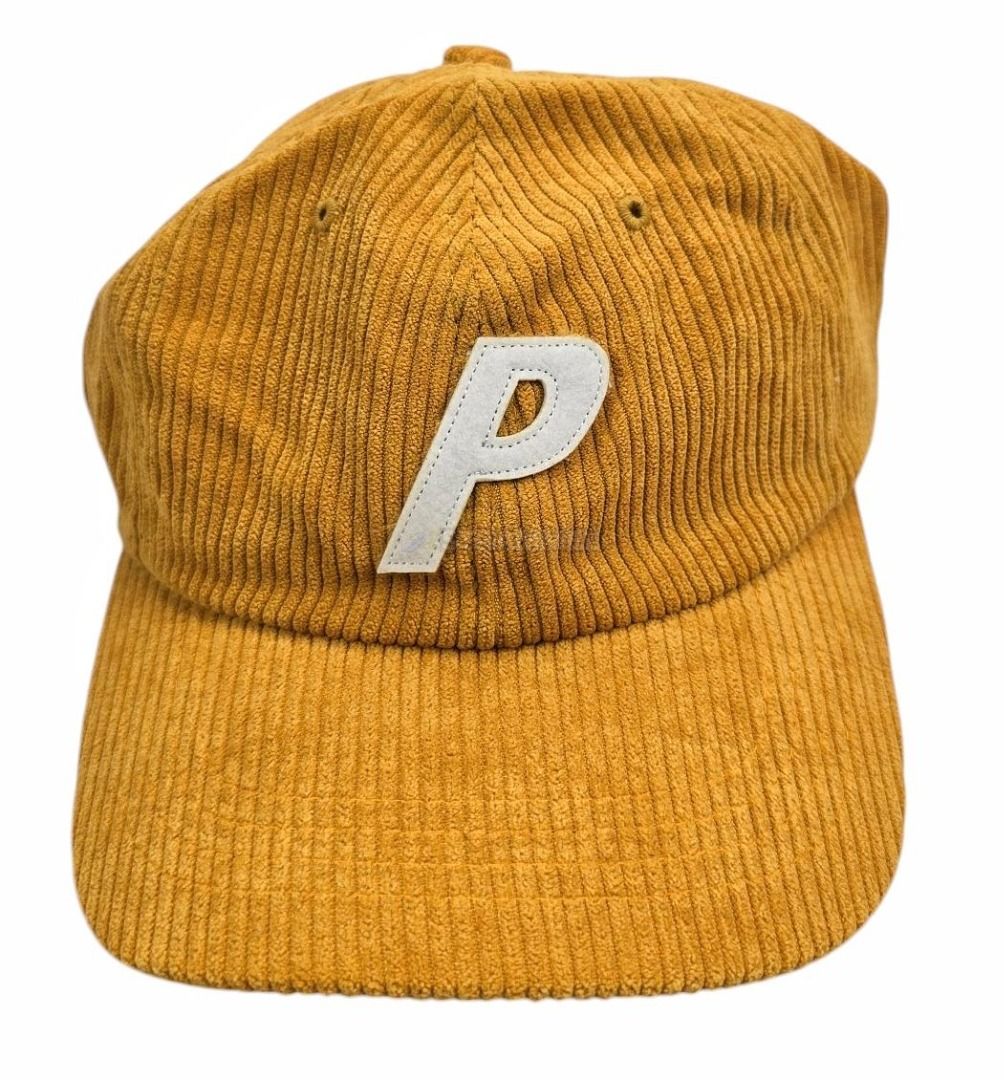 100% Authentic] Palace Corduroy P 6-Panel Gold Yellow Cord Pal Hat