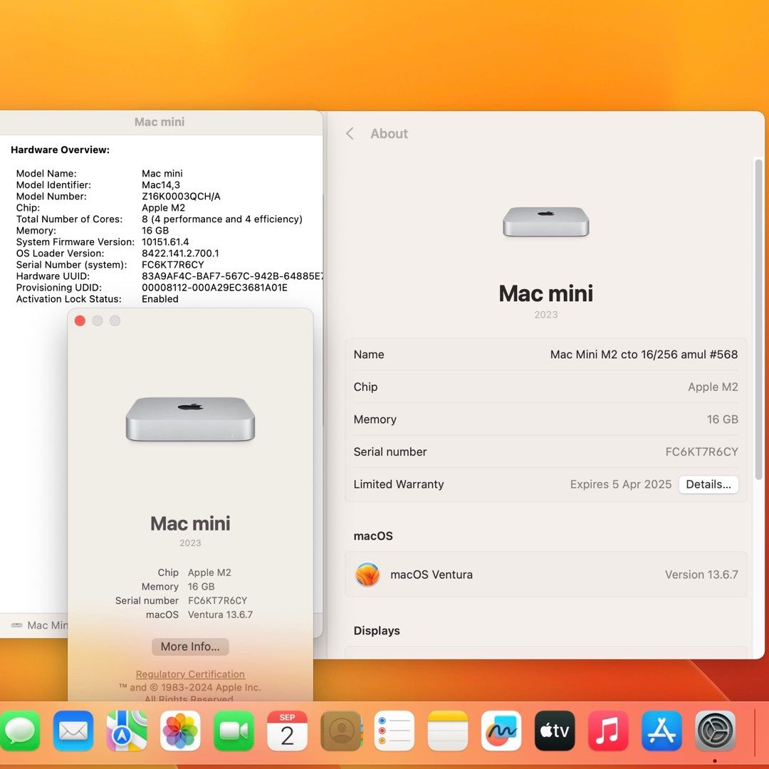 Apple Mac mini M2 16GB SSD 256GB（Amazon.com: Apple Mac mini