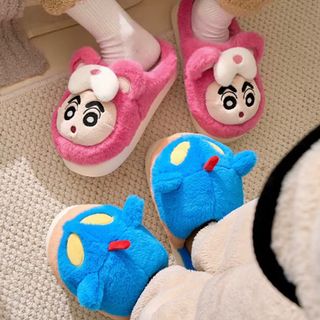 蠟筆小新 拖鞋 slippers 家居 居家鞋 實用 多用途 收藏 啊呆 阿呆 恐龍 動感超人 擺件 裝飾 Crayon Shin-chan 小白 小葵 左衛門 豬仔 小豬 妮妮 公仔 卡通 收藏 毛毛拖鞋629509699112971124
