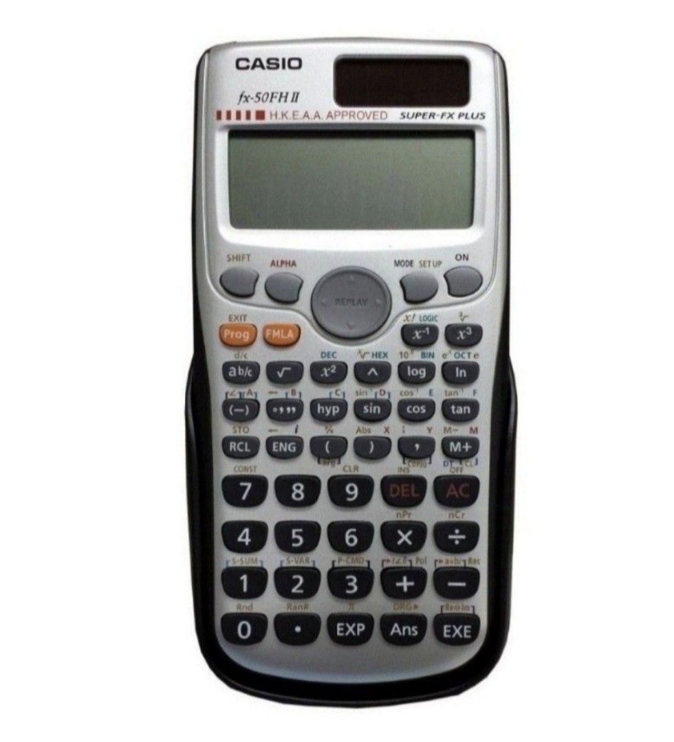 Casio calculator fx 50fh ii on sale