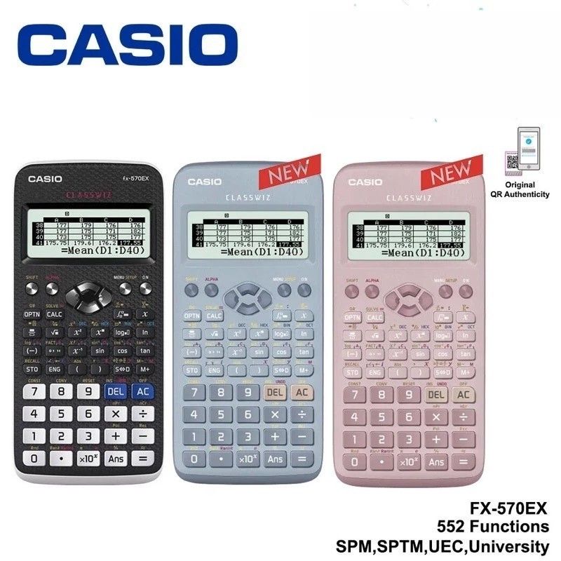 Original Casio Fx 570Ex Class Wiz Series Scientific Calculator Ready To Stock Malaysia 24Hour Shipout Hobbies Toys Stationery Craft Stationery School Supplies on Carousell