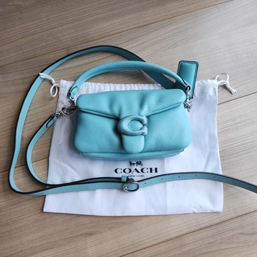 Authentic Coach Pillow Tabby 16 in Teal, Luxury, Bags Wallets on