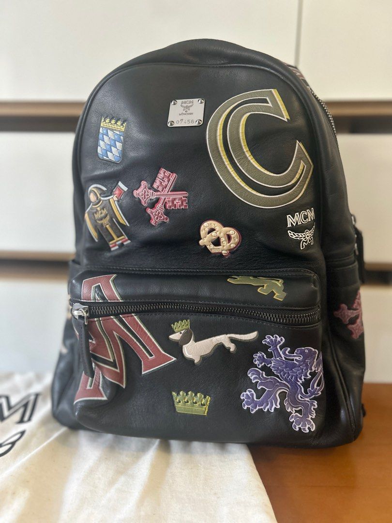 Mcm backpack patches shop
