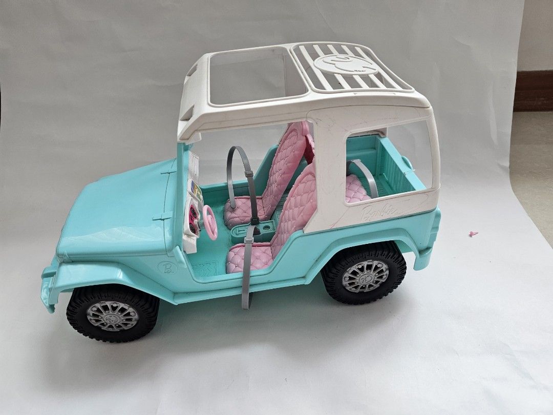 Barbie Jeep Hobbies Toys Toys Games on Carousell