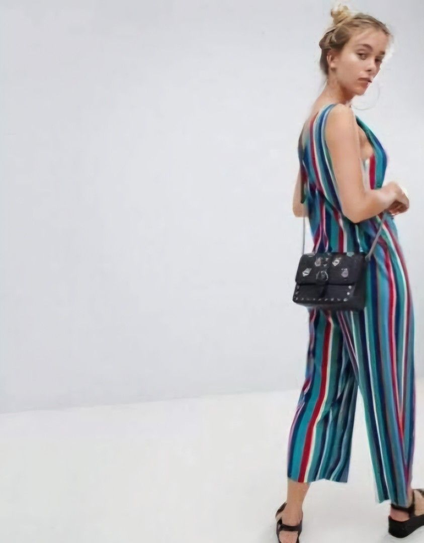 Bershka Multi Strapped Plisse Jumpsuit (Category: Jumpsuits) located in Marikina City. Submitted by miminess (Listing ID 1333040572, Image 3). Description: .