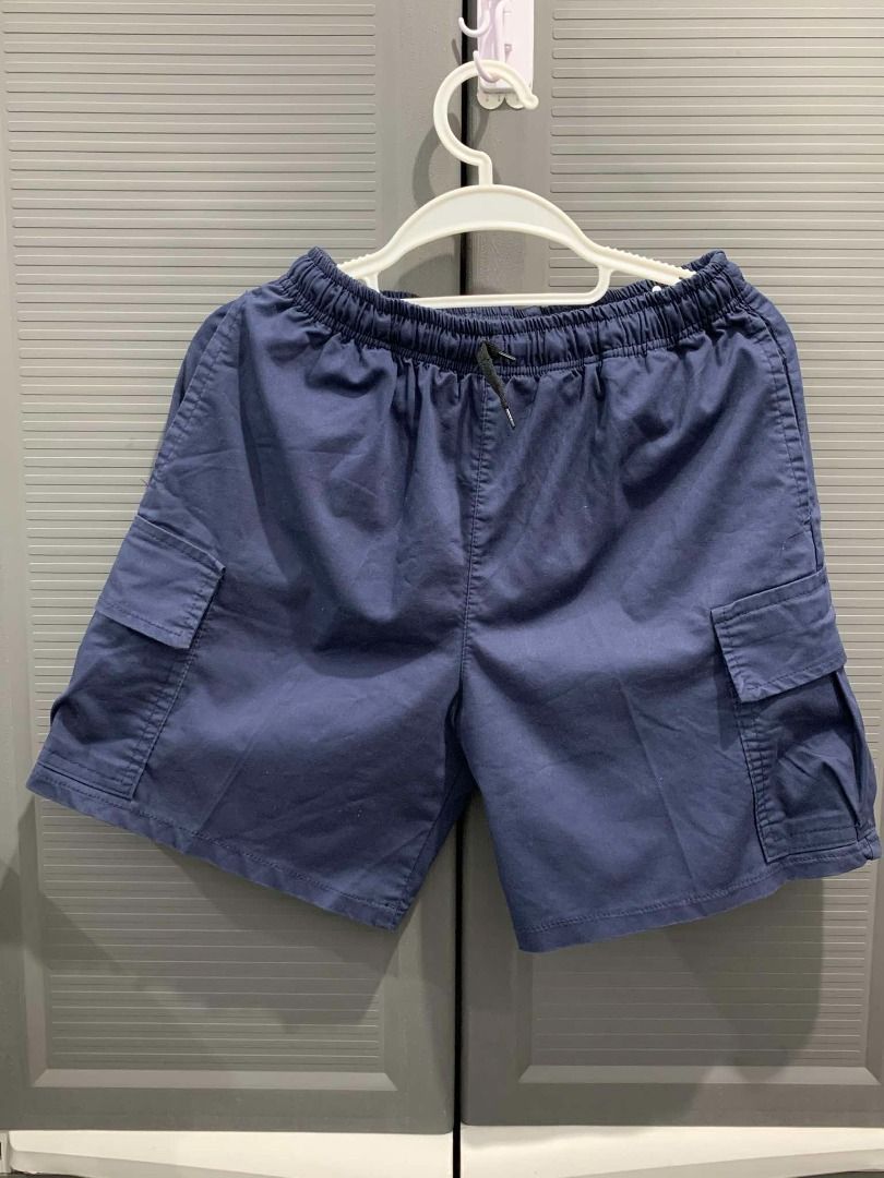 Cargo shorts blue top