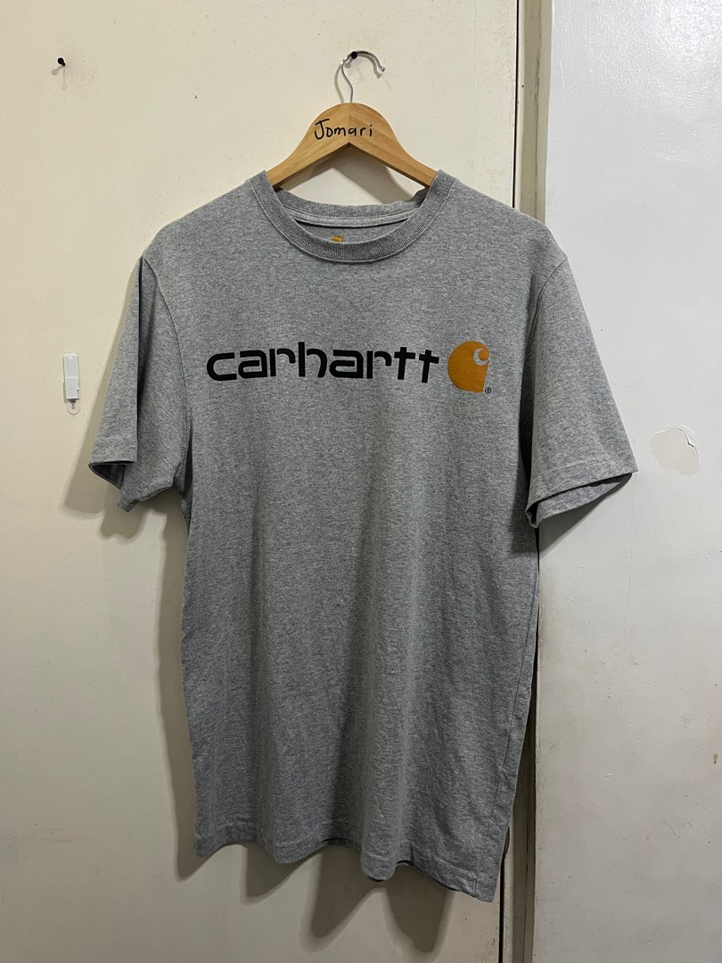 Carhartt K195 HGY Script tee Men s Fashion Tops Sets Tshirts Polo Shirts on Carousell