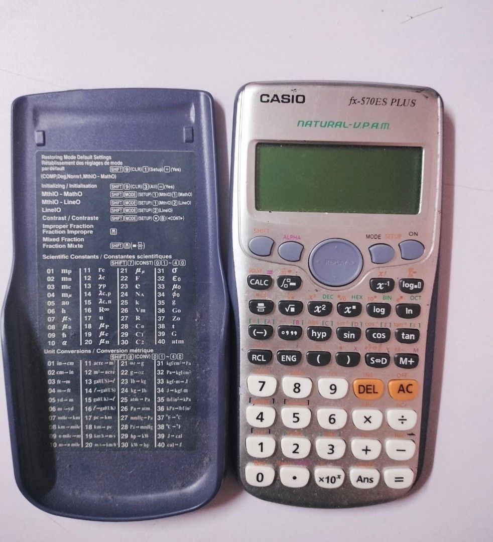 Casio Fx 300es Plus Casio Fx-570es Plus 2nd 2-line Display