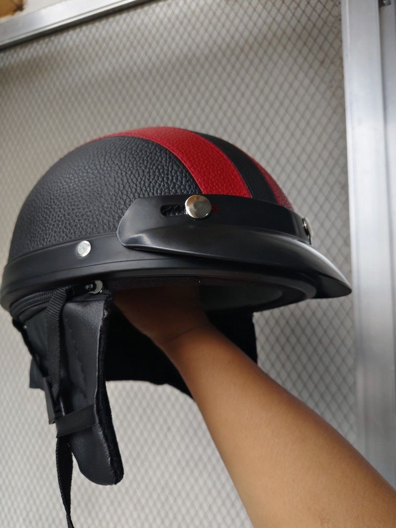 Classic helmet (Category: Other Sports Equipment and Supplies) located in Manila. Submitted by babz30261 (Listing ID 1333150122, Image 2). Description: CLASSIC HELMET RED ABD BLACK COMBINATION SAFETY LOCK COMPLETE NO ISSUES WITH VISOR NO DAMAGES NO CRACKED PWEDENG GAMITIN PO SUPER KINIS COMPLETE AND NO DAMAGES ALSO SA LOOB WE SO MEETUP AND DELIVER THNKYOU SO MUCH ‼️.