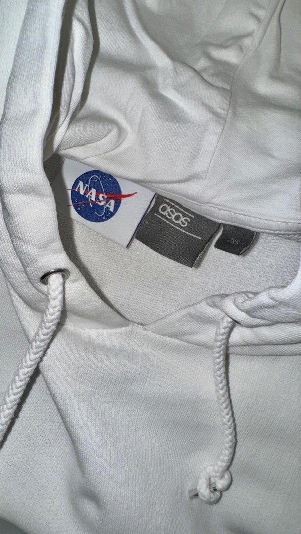 Clearance Sale NASA White Hoodie X ASOS